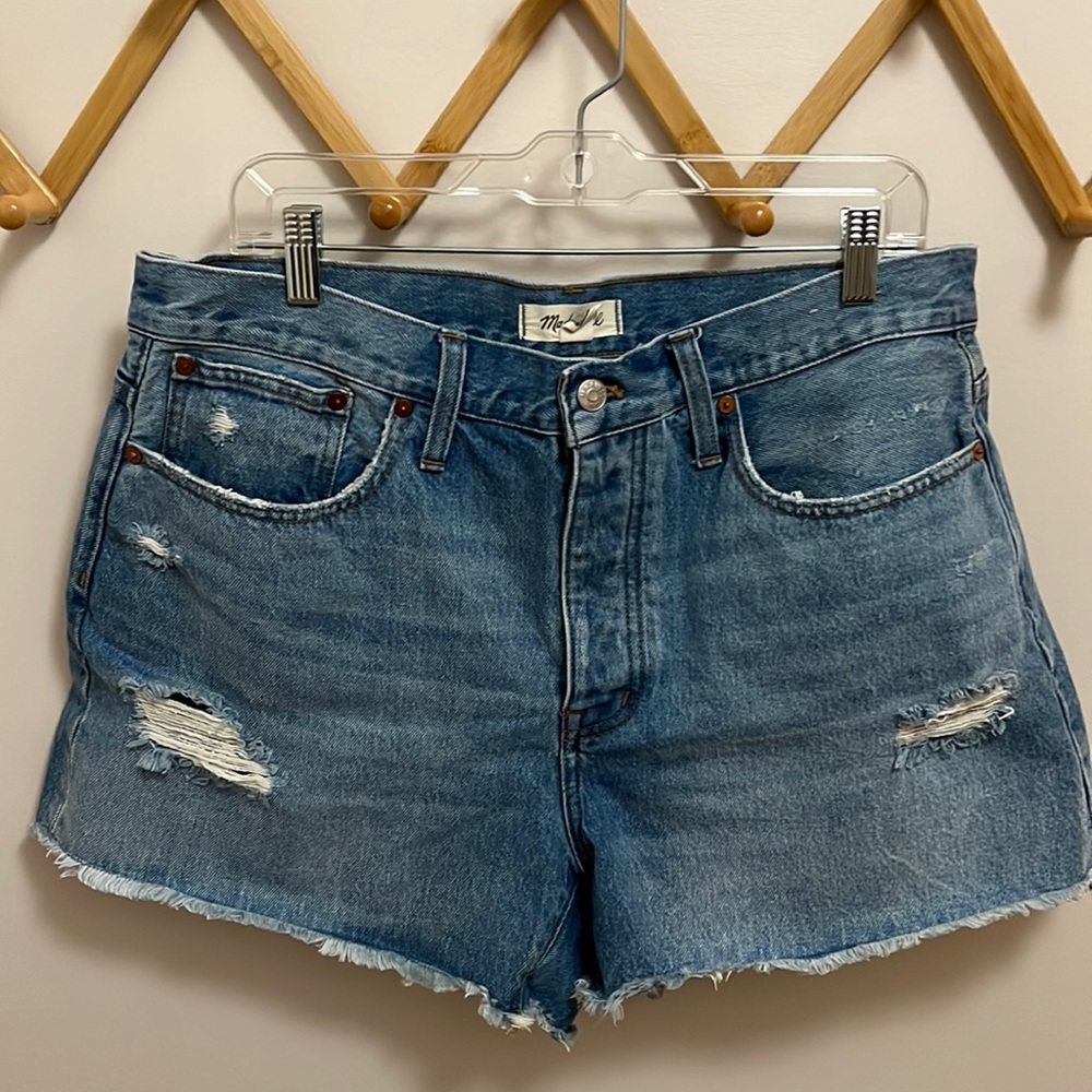Madewell Curvy Relaxed Denim Shorts
